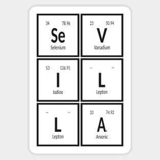 Sevilla City | Periodic Table Sticker